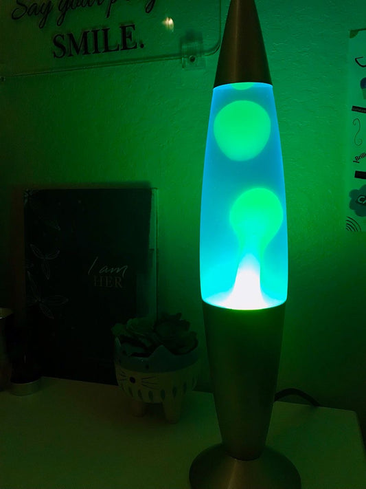 Green Wax Lava Lamp